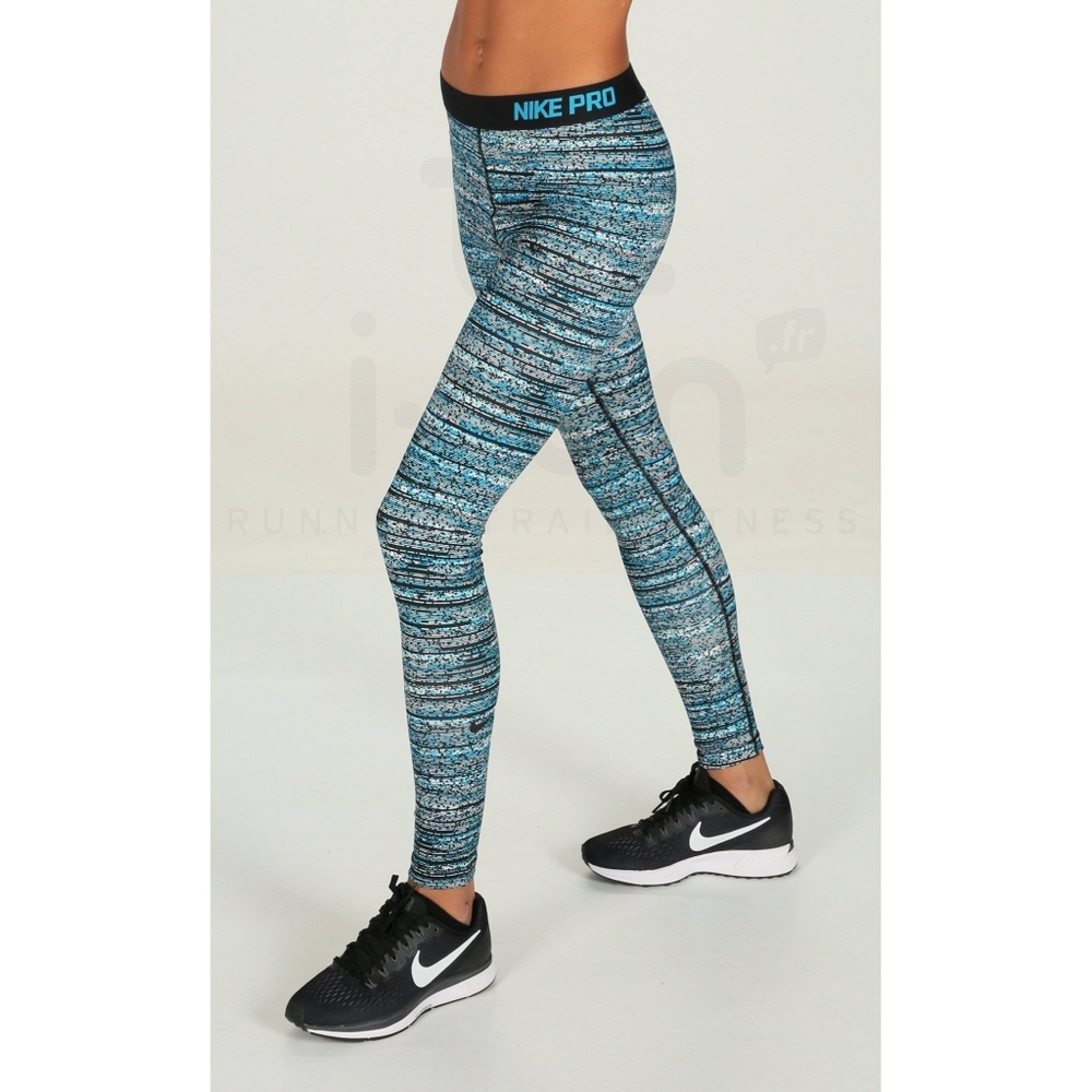 Nike Pro Hyperwarm Static Tight in Teal Spacedye